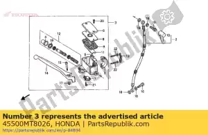 Honda 45500MT8026 m / c assy, ??fr brk - Lado inferior