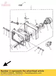 rand, koplamp van Yamaha, met onderdeel nummer 47J841150000, bestel je hier online: