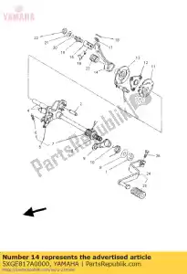 yamaha 5XGE817A0000 rami?, przesuni?cie 3 - Dół