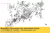 11337KN8730, Honda, fascetta, tubo flessibile dell'olio honda xbr  s xbr500s 500 , Nuovo