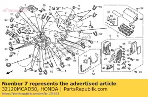 Honda 32120MCAD50 sub harnas, staart en romp - Onderkant