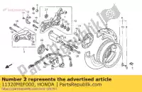 11320MEF000, Honda, swingarm comp., r. honda fjs 600 2005 2006, New