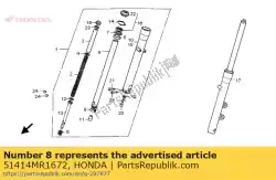 Here you can order the bush,guide from Honda, with part number 51414MR1672: