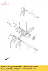 Here you can order the stopper, shift bar from Yamaha, with part number 2C0185360000: