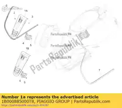 Qui puoi ordinare steuerrohrcover da Piaggio Group , con numero parte 1B000885000T8: