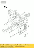 920011619, Kawasaki, bolt,flanged,10x85 ar125-a1 kawasaki b5 united kingdom gpz zx zxr zz r zzr 125 400 1000 1100 1988 1989 1990 1991 1992 1993 1994 1995 1996 1997 1998 1999, New