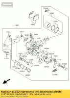 11053S020, Kawasaki, support ksf400-a1 kawasaki kfx 400 2004 2005 2006, Nouveau