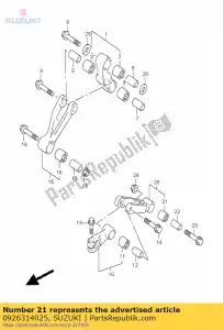 suzuki 0926314025 rollager - Onderkant