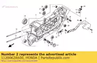 11200KZR600, Honda, crankcase comp., l. honda ww 125 2012, New