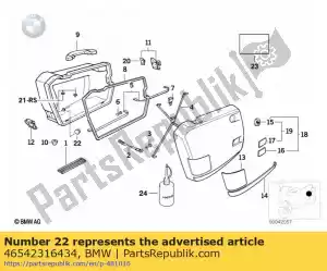 bmw 46542316434 drukknop binnenste gedeelte - Onderkant