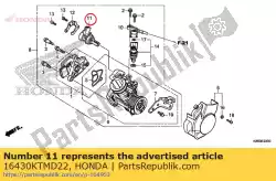 Aqui você pode pedir o conjunto de válvulas, controle de ar ocioso em Honda , com o número da peça 16430KTMD22: