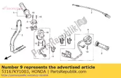 Aqui você pode pedir o carcaça, acelerador superior em Honda , com o número da peça 53167KY1003: