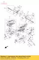 5C42134L0000, Yamaha, soporte, bocina 2 yamaha xv 1900 2006 2007 2008 2009 2011 2012 2013, Nuevo