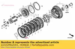 Here you can order the plate b, clutch from Honda, with part number 22322MGZJ01: