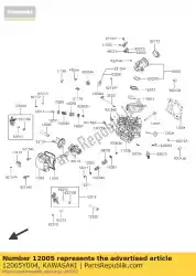 Qui puoi ordinare valvola di scarico sc300aef da Kawasaki , con numero parte 12005Y004: