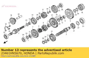 Honda 23461HN5670 bieg, m-4 - Dół