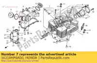 16210HP0A00, Honda, isolante comp., carburatore honda trx 500 2010 2011, Nuovo