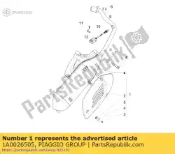 Aqui você pode pedir o nenhuma descrição disponível no momento em Piaggio Group , com o número da peça 1A0026505: