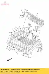 bout, zeskant. Socket knop van Yamaha, met onderdeel nummer 901110612300, bestel je hier online: