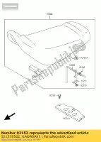 92153S502, Kawasaki, Bolt ksf400a6f kawasaki kfx klv 50 400 1000 2003 2004 2005 2006, New