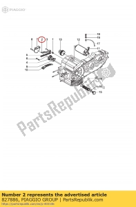 aprilia 827886 kettingspanner stang - Onderkant