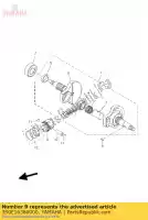 3S0E16380000, Yamaha, zuiger (1,00 mm o / s) 3p91 (kt) yamaha  tt r 110 2008 2009 2010 2011 2012 2013 2014 2015 2016 2017 2018 2019 2021, Nieuw