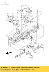 Here you can order the spacer,6. 5x9x9. From Suzuki, with part number 0918006349: