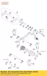 Here you can order the shiftroller 6-gear from KTM, with part number 59034012000: