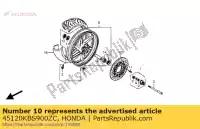 45120KBS900ZC, Honda, disque comp., fr. frein * an honda nsr nsrr 125, Nouveau