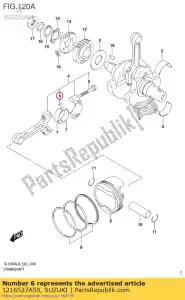 suzuki 1216527A50 szpilka, ??cznik - Dół