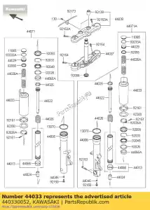 Kawasaki 440330052 cover-forcella - Il fondo