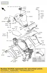 Qui puoi ordinare tubo, 6x9x950 da Kawasaki , con numero parte 921920911: