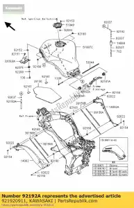 Kawasaki 921920911 tubo, 6x9x950 - Il fondo