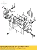 5910827A10, Suzuki, uszczelka, wycieraczka suzuki gsx r750 r1100 r750x r750r 750 1100 , Nowy