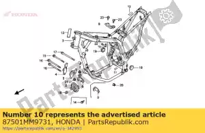 honda 87501MM9731 no description available at the moment - Bottom side