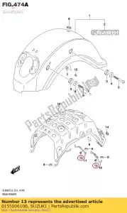 suzuki 015500610B bullone - Il fondo