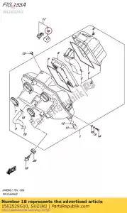 Suzuki 1562529G10 pokrywa - Dół