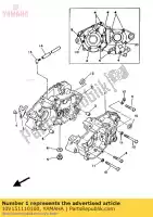 10V151110100, Yamaha, cárter 1 yamaha dt dtlc 125, Novo