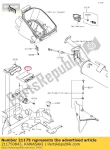 Kawasaki 211750843 jednostka steruj?ca-elektroniczna - Dół