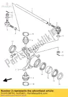 5124138F50, Suzuki, fusée, direction suzuki lt a 400 2005 2006 2007, Nouveau