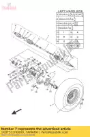 1XDF531H0000, Yamaha, eixo de transmissão traseiro a yamaha  yxc yxe yxm 700 2014 2015 2016 2017 2018 2019 2020 2021, Novo