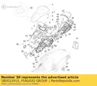 1B0022915, Piaggio Group, Gancio portasacco vespa vespa zapm80101 946 125 150 946 2015 2016 2017, Nuovo