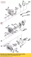 50211610000, KTM, faro cpl. elcom '93 ktm  duke e egs exc lc4 mxc rxc six sup super sx sxc txc 125 200 250 300 350 360 380 400 440 520 540 620 640 660 1994 1995 1996 1997 1998 1999 2000 2001 2002 2003 2004 2020, Nuovo