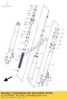 5111035F00, Suzuki, buis, binnen, r suzuki gsx r750 750 , Nieuw