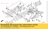 52144GE2005, Honda, cap, swingarm dust seal(nok) honda  (n) 1993 (p) spain cg cr f (e) f (j) portugal / kph fwd (d) nsr r (v) portugal rr (p) rw (d) england s (p) netherlands / bel sd (f) germany trx 50 75 80 90 125 150 1983 1984 1985 1986 1987 1988 1989 1990 1991 1992 1993 1994 1995 1997 1998 2000 2001, New