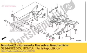 honda 52144GE2005 za?lepka, uszczelka przeciwpy?owa wahacza (nok) - Dół