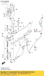 Suzuki 6927840H10 guida, freno a destra - Il fondo