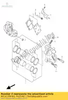 6914135F00, Suzuki, pin, pad suzuki gsx r750 r600 750 600 , Nieuw