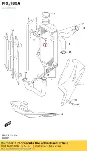 suzuki 0911606186 bullone, silenziatore mt - Il fondo