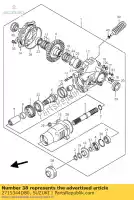 2715344D80, Suzuki, stivale, finale posteriore suzuki lt a 400 2002 2003 2004 2005 2006 2007, Nuovo